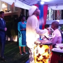 Amy's Gift to St Lucia with Prince Harry