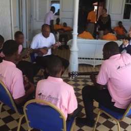 Amy's Gift to St. Lucia at government house